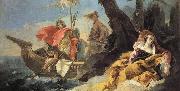 Giovanni Battista Tiepolo Rinaldo Abandons Armida oil on canvas